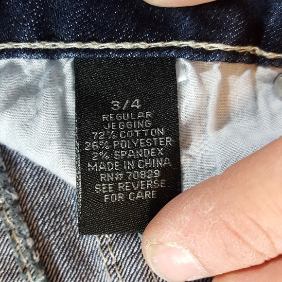 Premiere by Rue 21 jeans UNIQUE STICHED 3/4R - Picture 6 of 8